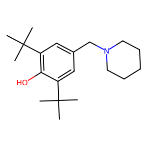 2,6-Bis(1,1-dimethylethyl)-4-(1-piperidinylmethyl)phenol