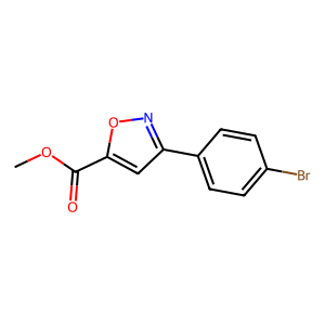 Methyl 3-(4-bromophenyl)isoxazole-5-carboxylate