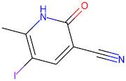 5-Iodo-6-methyl-2-oxo-1,2-dihydropyridine-3-carbonitrile