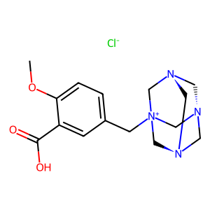 1-(3-Carboxy-4-methoxybenzyl)-1,3,5,7-tetraazaadamantan-1-ium chloride