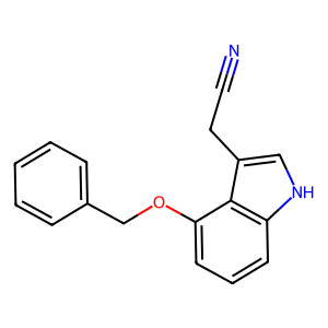 2-[4-(benzyloxy)-1h-indol-3-yl]acetonitrile