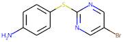 4-[(5-Bromopyrimidin-2-yl)sulphanyl]aniline