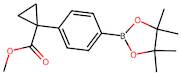 Methyl 1-[4-(4,4,5,5-tetramethyl-1,3,2-dioxaborolan-2-yl)phenyl]cyclopropanecarboxylate