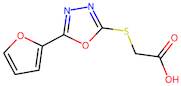 2-{[5-(furan-2-yl)-1,3,4-oxadiazol-2-yl]sulfanyl}acetic acid