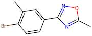 3-(4-Bromo-3-methylphenyl)-5-methyl-1,2,4-oxadiazole