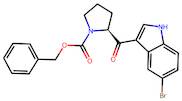 (S)-benzyl 2-(5-bromo-1H-indole-3-carbonyl)pyrrolidine-1-carboxylate