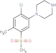 1-[2-Chloro-4-methyl-5-(methylsulphonyl)phenyl]piperazine
