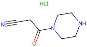 3-Oxo-3-(piperazin-1-yl)propanenitrile hydrochloride