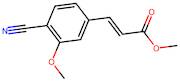 (E)-Methyl 3-(4-cyano-3-methoxyphenyl)acrylate