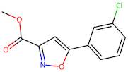 Methyl 5-(3-chlorophenyl)isoxazole-3-carboxylate