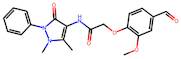 n-(1,5-Dimethyl-3-oxo-2-phenyl-2,3-dihydro-1h-pyrazol-4-yl)-2-(4-formyl-2-methoxyphenoxy)acetamide