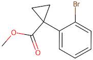 Methyl 1-(2-bromophenyl)cyclopropane-1-carboxylate