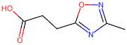 3-(3-Methyl-1,2,4-oxadiazol-5-yl)propanoic acid