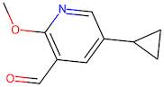 5-Cyclopropyl-2-methoxynicotinaldehyde