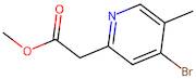 Methyl 2-(4-bromo-5-methylpyridin-2-yl)acetate