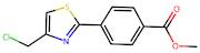 Methyl 4-[4-(chloromethyl)-1,3-thiazol-2-yl]benzoate