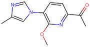 1-(6-Methoxy-5-(4-methyl-1H-imidazol-1-yl)pyridin-2-yl)ethan-1-one