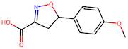 5-(4-Methoxyphenyl)-4,5-dihydro-1,2-oxazole-3-carboxylic acid