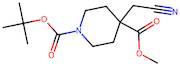 1-(tert-Butyl) 4-methyl 4-(cyanomethyl)piperidine-1,4-dicarboxylate