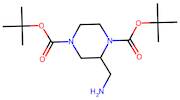 Di-tert-butyl 2-(aminomethyl)piperazine-1,4-dicarboxylate