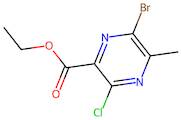 Ethyl 6-bromo-3-chloro-5-methylpyrazine-2-carboxylate