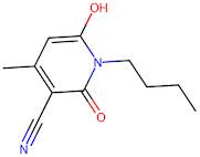 1-Butyl-1,2-dihydro-6-hydroxy-4-methyl-2-oxo-3-pyridinecarbonitrile