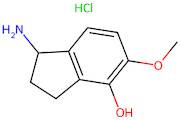 1-Amino-5-methoxy-2,3-dihydro-1H-inden-4-ol hydrochloride