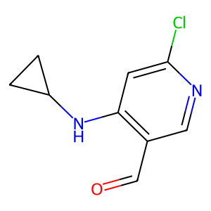 6-Chloro-4-(cyclopropylamino)nicotinaldehyde