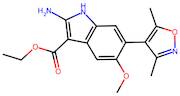 Ethyl 2-amino-6-(3,5-dimethylisoxazol-4-yl)-5-methoxy-1H-indole-3-carboxylate