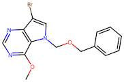 7-Bromo-4-methoxy-5-[(phenylmethoxy)methyl]-5H-pyrrolo[3,2-d]pyrimidine