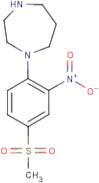 1-[4-(Methylsulphonyl)-2-nitrophenyl]homopiperazine