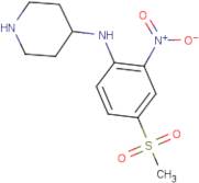 N-[4-(Methylsulphonyl)-2-nitrophenyl]piperidine-4-amine