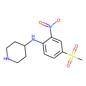 N-[4-(Methylsulphonyl)-2-nitrophenyl]piperidine-4-amine