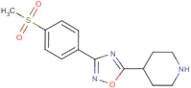 4-{3-[4-(Methylsulphonyl)phenyl]-1,2,4-oxadiazol-5-yl}piperidine