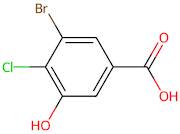 3-Bromo-4-chloro-5-hydroxybenzoic acid