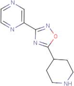2-[5-(Piperidin-4-yl)-1,2,4-oxadiazol-3-yl]pyrazine