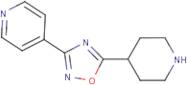 4-[5-(Piperidin-4-yl)-1,2,4-oxadiazol-3-yl]pyridine