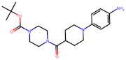 tert-Butyl 4-(1-(4-aminophenyl)piperidine-4-carbonyl)piperazine-1-carboxylate