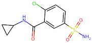 2-Chloro-N-cyclopropyl-5-sulfamoylbenzamide