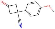 1-(4-Methoxyphenyl)-3-oxocyclobutane-1-carbonitrile