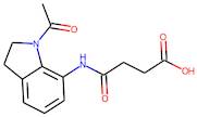 4-[(1-Acetyl-2,3-dihydro-1H-indol-7-yl)amino]-4-oxobutanoic acid