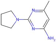 6-Methyl-2-(1-pyrrolidinyl)-4-pyrimidinamine