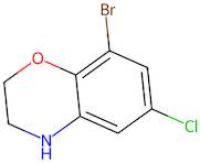 8-Bromo-6-chloro-3,4-dihydro-2H-benzo[b][1,4]oxazine