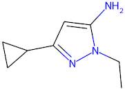 5-Cyclopropyl-2-ethylpyrazol-3-amine