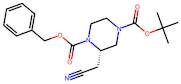 1-Benzyl 4-(tert-butyl) (S)-2-(cyanomethyl)piperazine-1,4-dicarboxylate