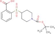 2-{[1-(t-Butoxycarbonyl)piperidin-4-yl]sulphonyl}benzoic acid
