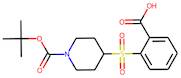 2-{[1-(t-Butoxycarbonyl)piperidin-4-yl]sulphonyl}benzoic acid