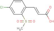 (2E)-3-[4-Chloro-2-(methylsulphonyl)phenyl]acrylic acid