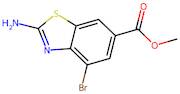 Methyl 2-amino-4-bromobenzo[d]thiazole-6-carboxylate