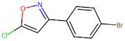 3-(4-Bromophenyl)-5-chloroisoxazole